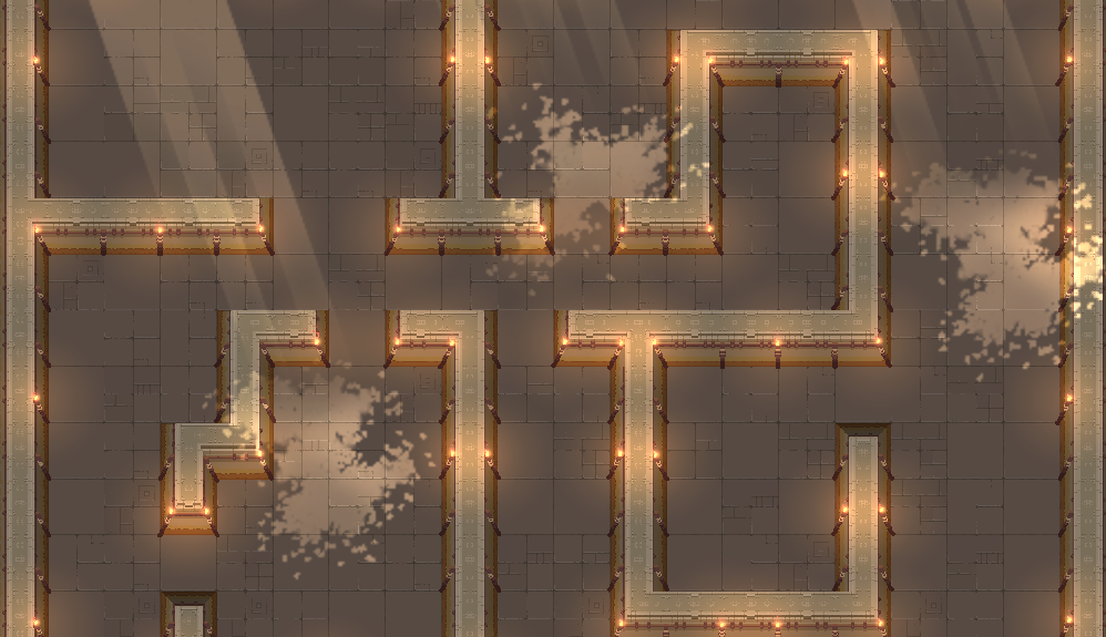 Empty editor grid with external walls